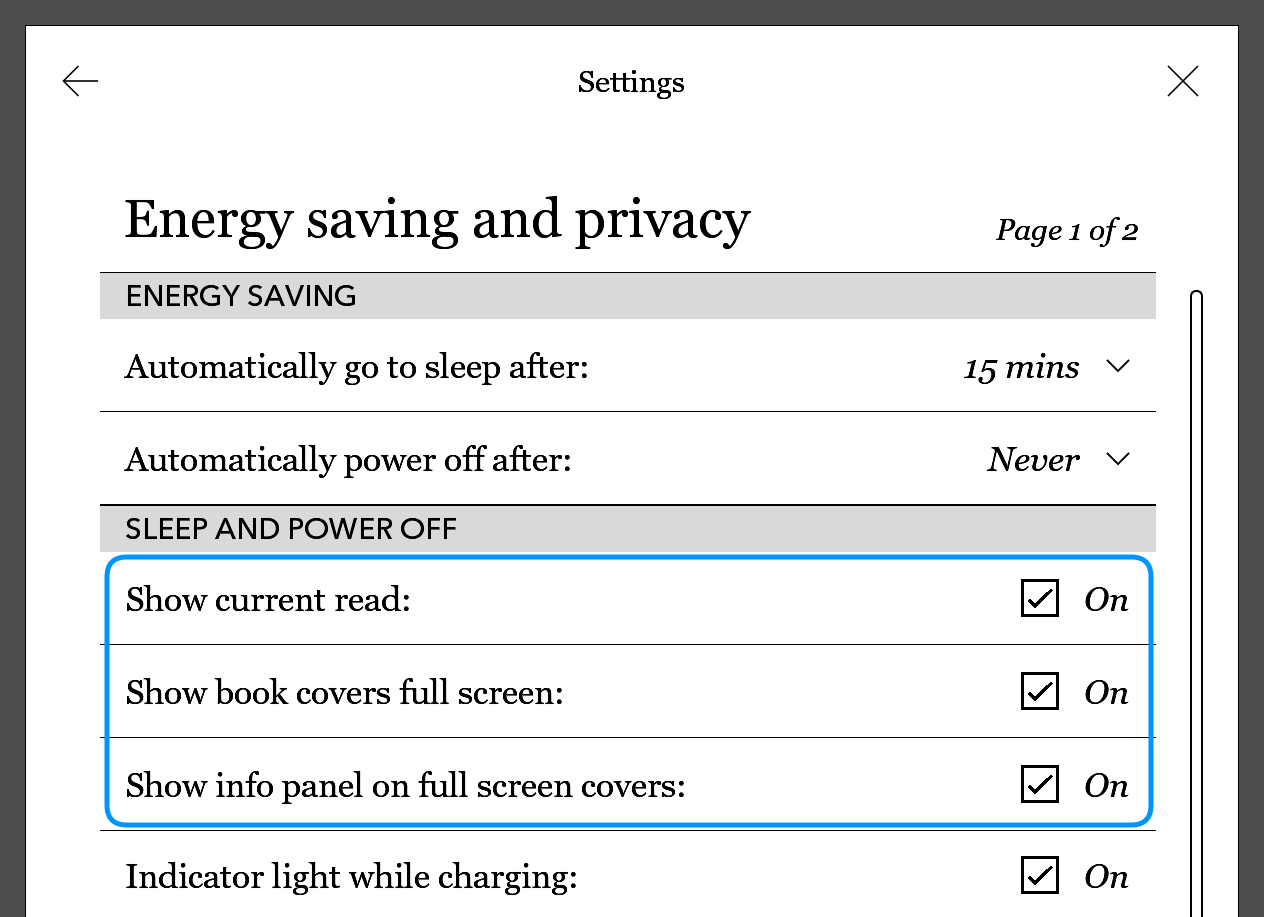 My Kobo Customizations