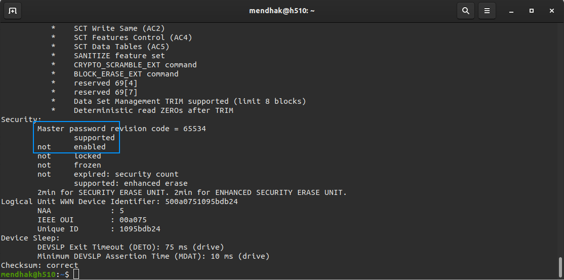 suddenly Mount Bank Modernize Securely wipe an SSD with its built in commands - Mendhak / Code